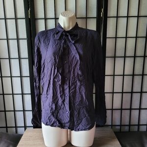 2/$8 • EUC Levi's Navy Button-Up Blouse